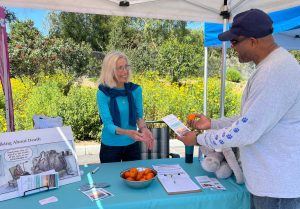 Lynne Calkins at San Diego health fair 4.2.24