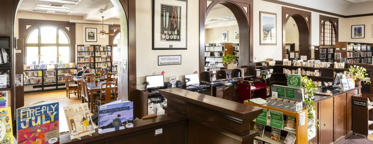 Interior of San Anselmo Public Library