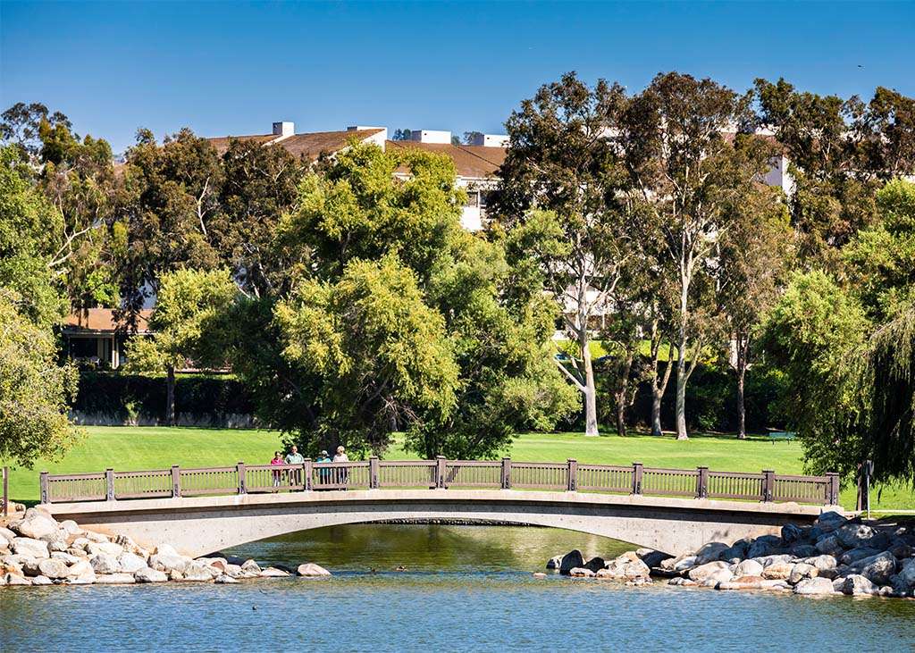 Grounds of Regents Point retirement community