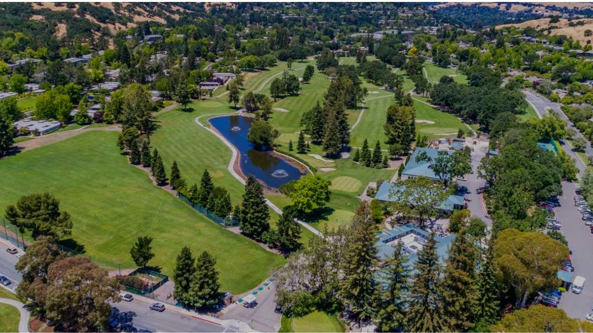 Rossmoor Walnut Creek aerial view