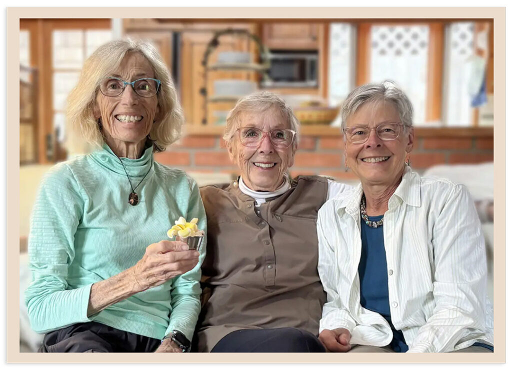 Lynne, Fran, and Claudia